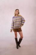 Trui in tricot Tie and Dye