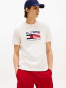 T-shirt met korte mouwen en vlag
