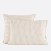 Kussensloop in gewassen linnen, gestreept, Linot