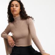 Trui in fijn tricot met rolkraag