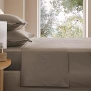 Plat laken in katoensatijn, Galor