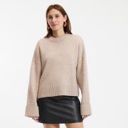 Wollen trui, ronde hals, grof tricot