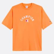 T-shirt met korte mouwen en halfrond logo