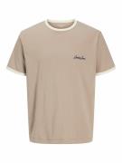 T-shirt met korte mouwen en contrasterende kraag