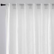 Onega breed gewassen linnen gordijn met verborgen flap