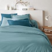 Dekbedovertrek met rits in effen katoen, Scénario