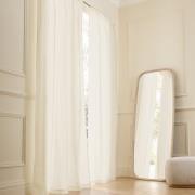 Gordijn van gewassen Linnen met ruflette-afwerking, Private