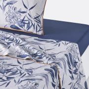 Plat laken in perkalkatoen, Mishima