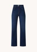 Articles of Society Jane high waist wide leg jeans met donkere wassing