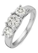 Diamond Point Ring van 14 karaat witgoud met 0.58 ct diamant Enchanted