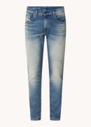 Diesel D-strukt tapered leg jeans met medium wassing en verwassen afwe...