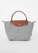 Longchamp Le Pliage Original handtas S met leren details