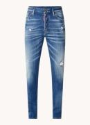 Dsquared2 Cool Guy slim fit jeans met medium wassing en destroyed afwe...