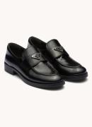 Prada Loafer van leer met logo