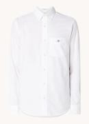 Gant Reg Oxford regular fit overhemd met borstzak