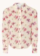 L.K.Bennett Sonya blouse van zijde met bloemenprint