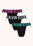 Calvin Klein Intense Power jockstrap slip met logoband in 3-pack
