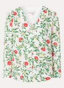 Hobbs Florence blouse met bloemenprint en V-hals