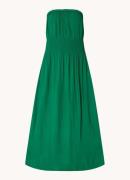 ba&sh Hambre strapless midi jurk met stretch