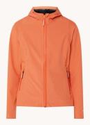 Ilse Jacobsen Softshell jack met capuchon en ritszakken