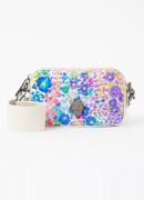 Kurt Geiger Floral Couture kensington crossbodytas van leer