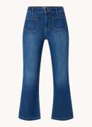 Gerard Darel Catalina high waist flared cropped jeans met medium wassi...
