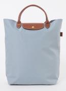 Longchamp Le Pliage Original handtas M met leren details