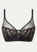 Chantelle Graphic Support bralette van mesh met borduring