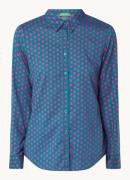 Benetton Blouse met print en stretch