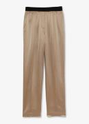 Reiss Elea high waist tapered fit broek in biologisch katoenblend