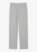 Marc O'Polo High waist slim fit pantalon met gemêleerd dessin