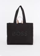 HUGO BOSS Deva shopper met logoborduring