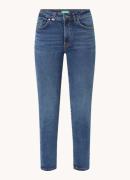 Benetton High waist skinny jeans in biologische katoenblend met steekz...