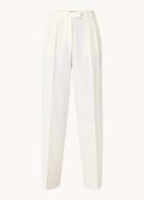 Benetton High waist loose fit pantalon met steekzakken