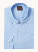 Oscar Jacobson Regular fit overhemd met button down-kraag