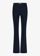 Studio Anneloes High waist flared broek met steekzakken