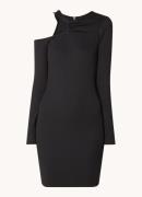 HUGO BOSS Nemerie ribgebreide mini jurk met cut-out detail