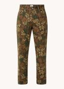 Obey Hardwork straight leg jeans met camouflageprint