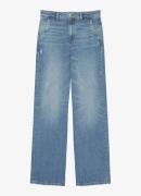 Marc O'Polo High waist wide leg jeans met steekzakken