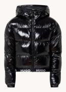 HUGO BOSS Faryne puffer jack met glanzende finish en logo