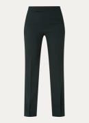 Vanilia High waist flared fit pantalon met structuur