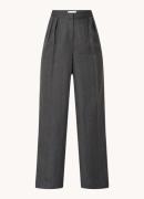 Aaiko Saba high waist wide fit pantalon met pailletten