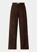 ba&sh Bedwin high waist wide fit pantalon met steekzakken