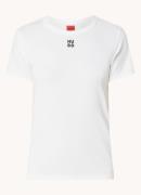 HUGO BOSS Deloris T-shirt met logoborduring