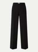 Dante 6 Lucas high waist wide fit pantalon met persplooi