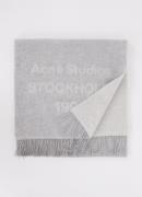 Acne Studios Sjaal van wol met franjes 180 x 45 cm