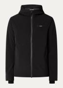 Calvin Klein Softshell jack met capuchon en ritszakken