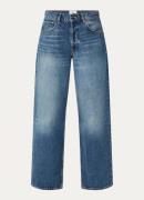 Anine Bing Manon high waist wide leg jeans in biologische katoenblend