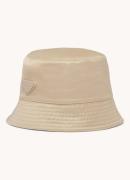 Prada Re-Nylon bucket hoed met logo