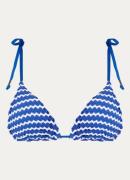 Seafolly Mesh Effect triangel bikinitop met structuur